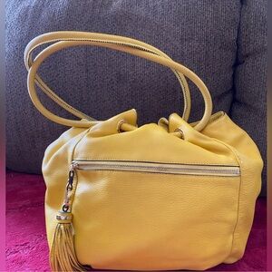 Michael Kors shoulder bag! Yellow. Leather, EUC
